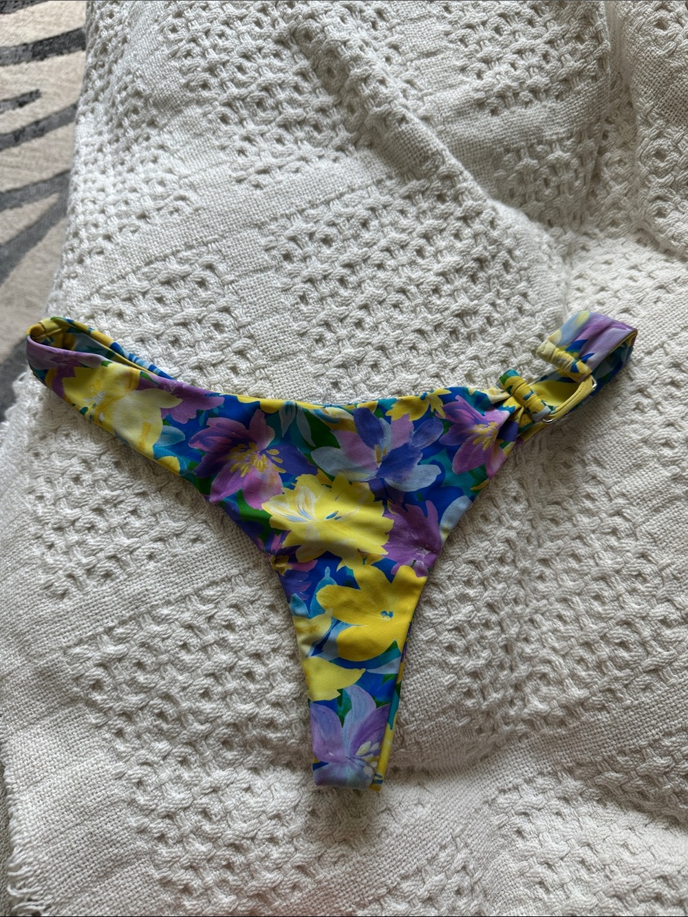 For Love and Lemons Daffodil thong bikini bottom